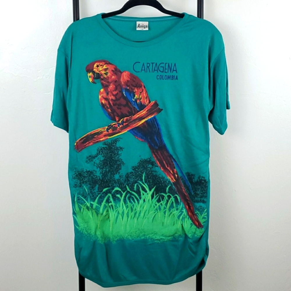 Amiga pierrot graphic mini dress size M